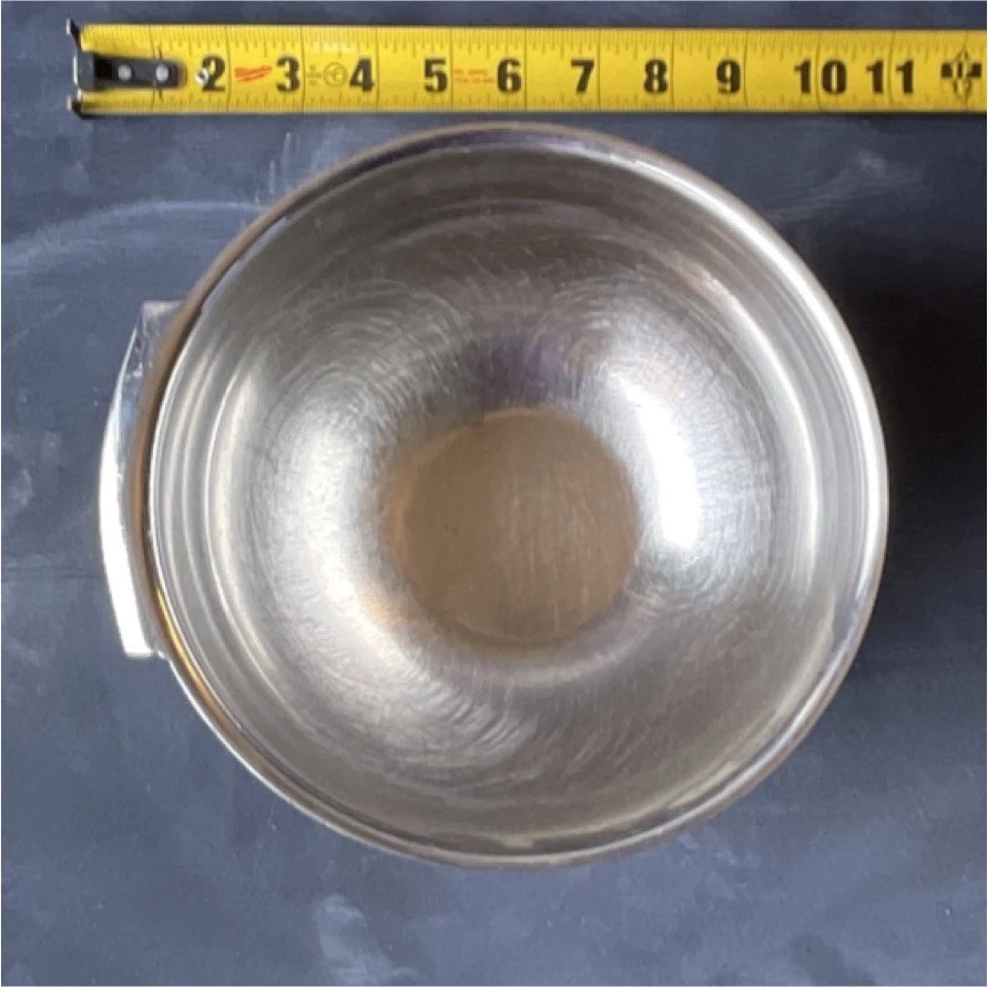 All-Clad Stainless Steel Mixing Bowl 9 in Silver Dishwasher Safe