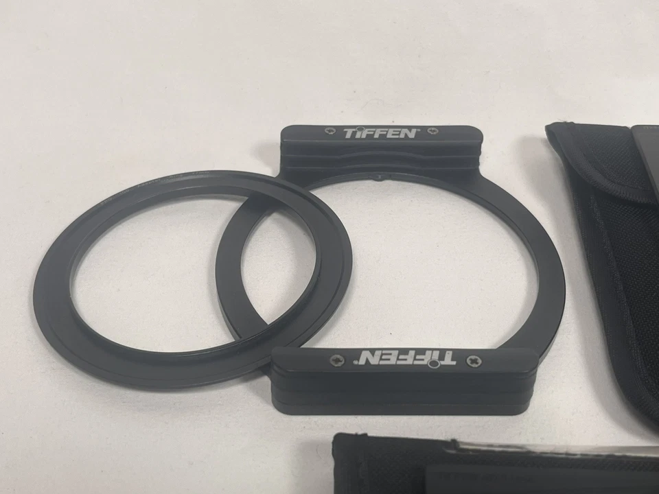 Tiffen 4x4 Filter Set & Pro100 Series Filter Holder 77mm Adapter Ring - Image 2 of 4