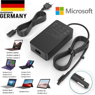 65W 15V 4A Microsoft Ladegerät Netzteil  für Surface Pro 11 10 9 8 7 6 5 4 3 X