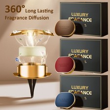 3xAluminum Car Diffuser Air Freshener Home Vent Clip Scented Refill Aromatherapy