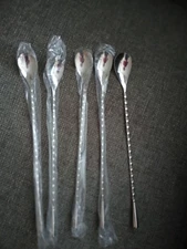 SUNTORY WHISKY TOKI COCKTAIL STIRRERS BAR SPOONS LOT 5 PC NEW