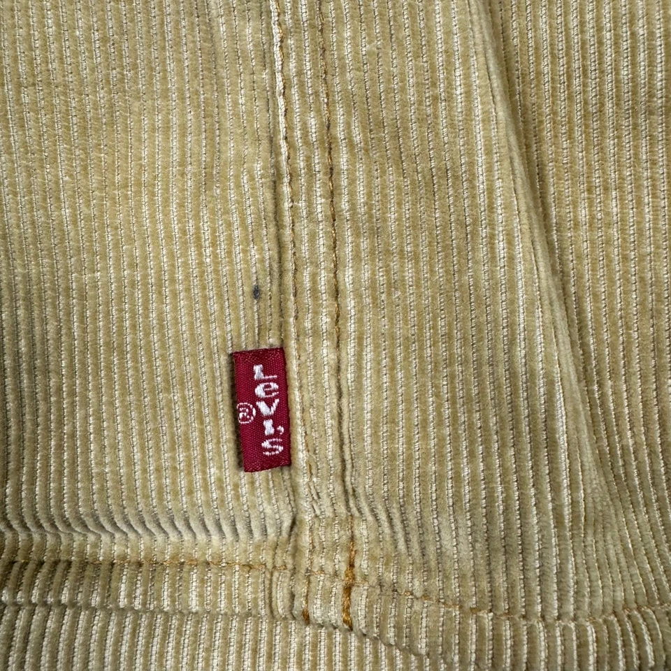 复古 Levi's 米色灯芯绒单肩包斜挎包 罕见街头服饰 — 第 3/4 张图片