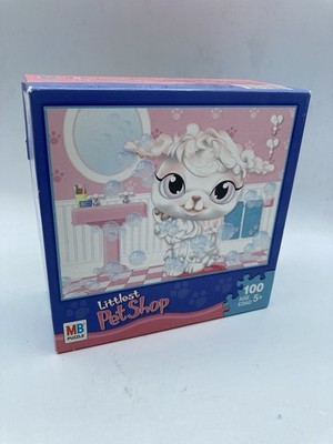 2007 Hasbro LPS Littlest Pet Shop Poodle Puzzle 100pcs Complete Milton Bradley