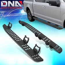 FOR 15-22 FORD F150 CREW CAB PAIR 7.25" RAPTOR STYLE SIDE STEP BAR RUNNING BOARD