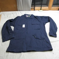 Propper BDU Coat Mens Medium Long Navy Military Field Jacket Ripstop Heavy NEW