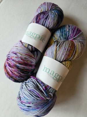 2 Magpie Fibers   Swanky Sock   Fiber Society No. 26   SW Merino/Cashmere/Nylon