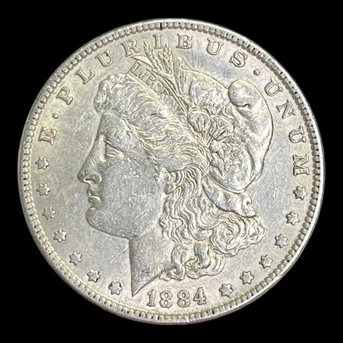 1884 Morgan Silver Dollar XF+