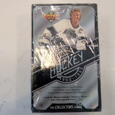 Upper Deck 1992-93 Hockey Wayne Gretzky Sealed Box 15 Cards Hologram