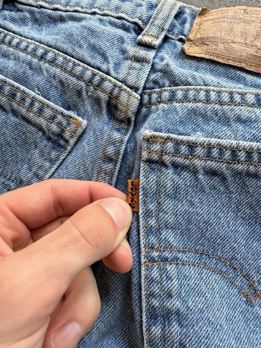 Orange Tab Levis White Label Levi