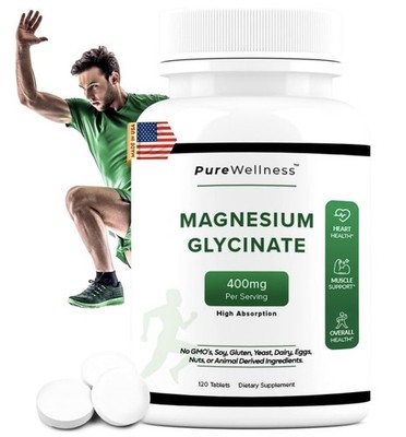 PureWellness Magnesium Glycinate 400 mg