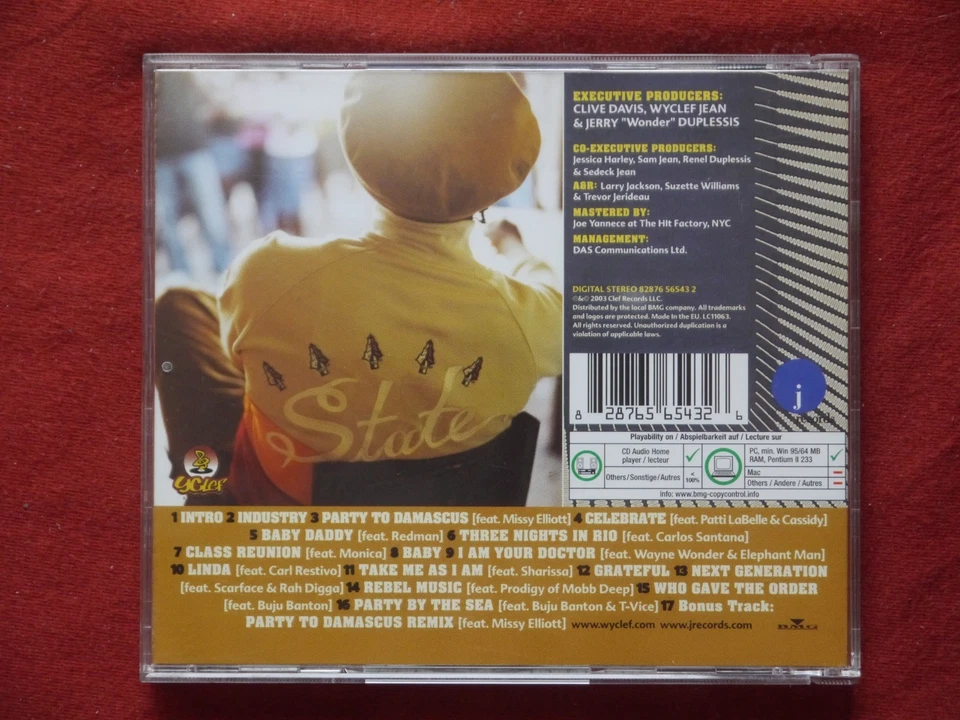 CD Wyclef Jean – The Preacher's Son - Bild 2 von 2