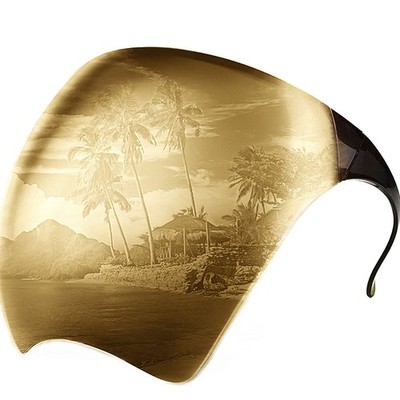 Oversized Full Face Sunglasses - Fashionable Sun Protection Polarized Face Sh...