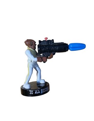 Star Wars Attacktix Admiral Ackbar Series 4 #14 Black Base 30