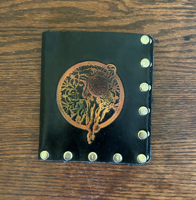 Tom Fugle Vintage Handmade Biker Leather Wallet. (1 of 1)