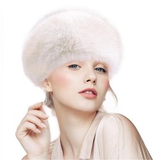 Faux Fur Headbands Women Fluffy Winter Elastic Earwarmer Warm Hairband Cap