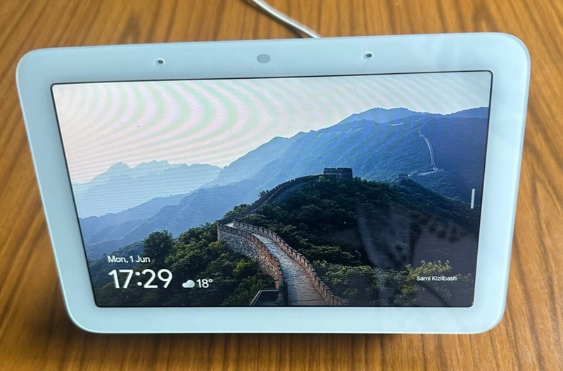 Google Nest Hub 1st Gen / Google Home Hub 7" Smart Display - White - Working