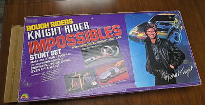 Rough Riders 1982 Knight Rider Impossibles Stunt Set With Box READ DESCRIPTION 