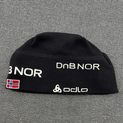 Odlo Ski Cap Beanie Hat One Size Norway Flag DNB Biathlon Cross Country Fleece