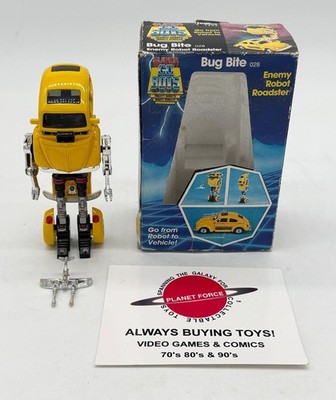 1985 Bug Bite Complete w/ Box Vintage Super Go-Bots Tonka Figure Gobots