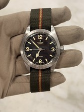 2022 Tudor Ranger Stainless Steel Black Dial Fabric Strap Mens Watch 79950 - B/P 2