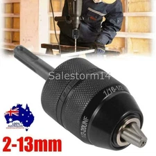 SDS Keyless Drill Chuck Quick Change Adapter Converter Drills 2-13mm 1/2" 20UNF