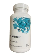 Thorne Niacinamide 180 Capsules Dietary Supplement EXP 10/2026 NEW SEALED 500 mg