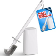 Toilet Bowl Brush and Holder Set - Toilet Scrubber Brush,Cleaning Brush,Bathroom