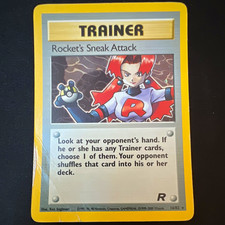 Pokemon TCG Rocket's Sneak Attack Team Rocket 16/82 Rare Unlimited English Holo on eBay