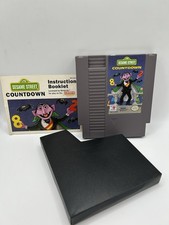 Sesame Street: Countdown (Nintendo Entertainment System, 1992) W/Manual Tested