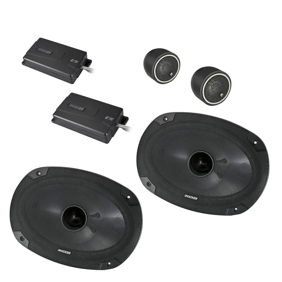 Lautsprecher Kicker CSS694 2-Wege Komposystem Woofer 6x9" 30-21k Hz 150 WRMS 4 Ω - Bild 2 von 3