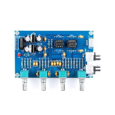 UNMARKEED XH-M164 NE5532 Amplifier Board Module Stereo Pre-amp Preamplifier Tone Board