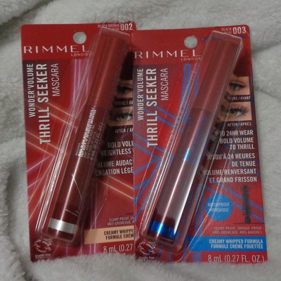 New Rimmel Wonder Volume Thrill Seeker Mascara 0.27fl oz/8ml Choose Your Shade