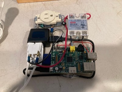 Raspberry Pi 3 System With ModFotek Smart Power Control Kit SSR-40DA