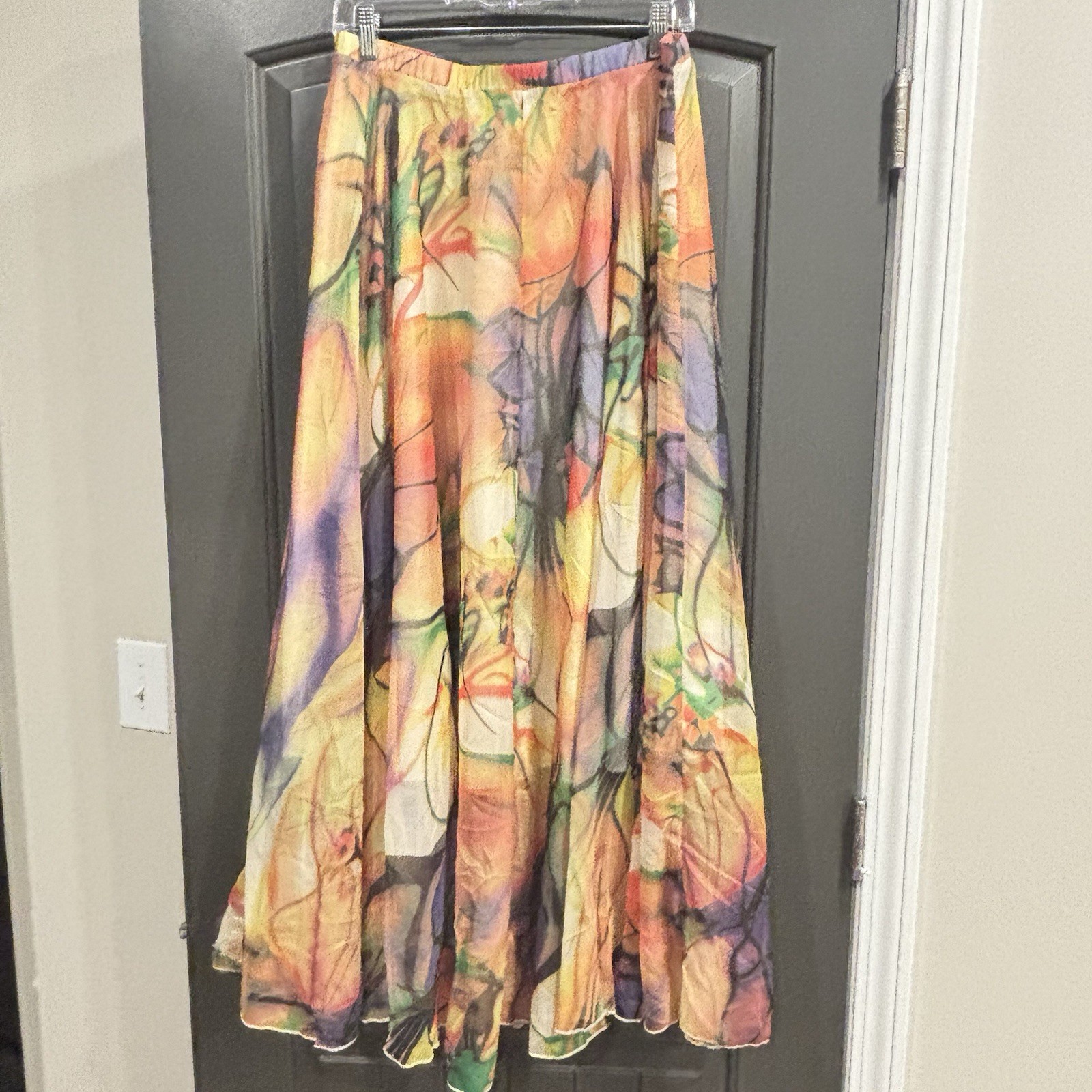 Chicwish Skirt Long Maxi Floral Women's Cottage Fairy Feminine Flowy XL/2XL