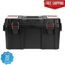 Hyper Tough 19-inch Toolbox With Small Parts Organizer Heavy-duty Resin Tool St
