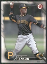 2016 Bowman Prospects #BP102 Alen Hanson Pittsburgh Pirates 2076