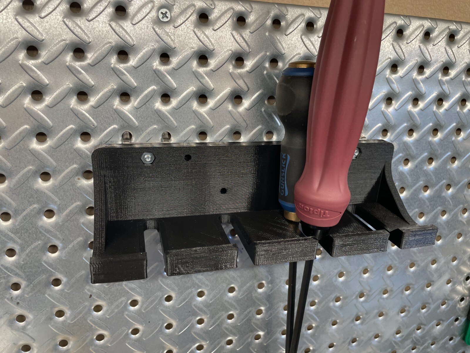 gun cleaning rod holder rack pegboard mount eBay