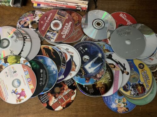 Lot of 100 DVD's (No Case or Artwork) Various Genre's (Movies) Read Desc. - Picture 1 of 6