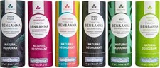 Ben & Anna Deodorante Naturale Stick Vegano Senza Plastica No Alluminio Naturale