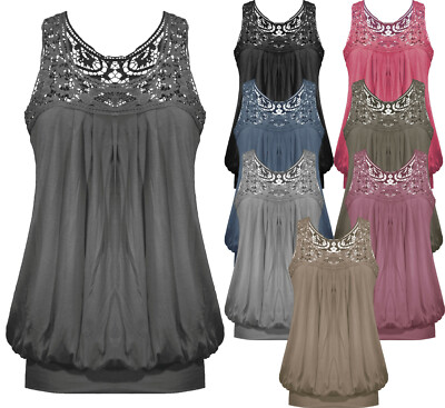 Damen Tank Top Racerback Trägertop Trägershirt Rundhalz Locker geschnitten 3915