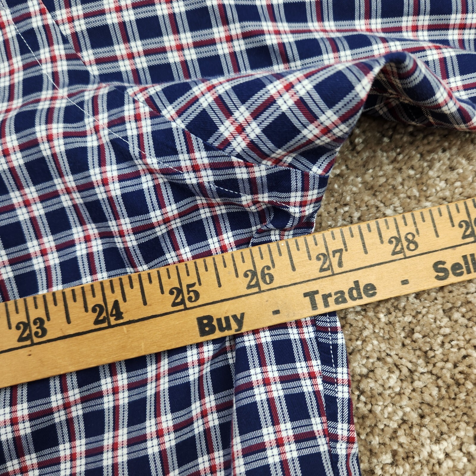 Ralph Lauren Men’s XL Blake Multicolor Plaid Gingham Long Sleeve Button Shirt thumbnail 4