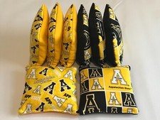 8 CORNHOLE APPALACHIAN STATE MOUNTAINEERS BEAN BAG CORN HOLE BAGGO TAILGATE TOSS
