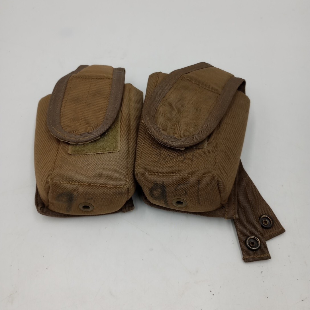USMC Coyote Tan Motorola Padded Radio Pouch  Set Of 2