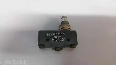MICRO SWITCH BZ3RQ115T  BASIC SWITCH, OT PLUNGER, SPDT, 10A-480V