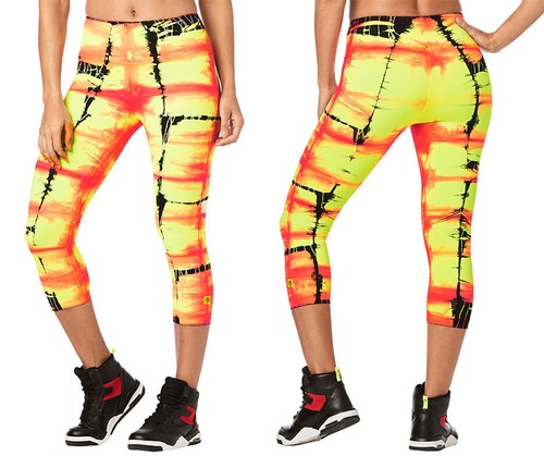 Zumba Tie Dye For Zumba Capri Leggings 