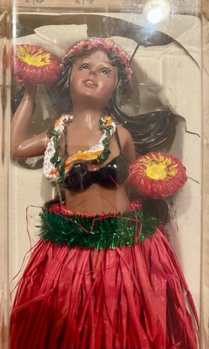 Dashboard Hula Girl Doll -  Hawaii Chiefly Co New In Box - Picture 3 of 7