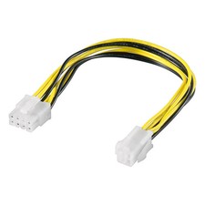 PC Kabel Stromkabel Stromadapter ATX12 4 Pin P4 Stecker auf 8 Pin PCIe Buchse