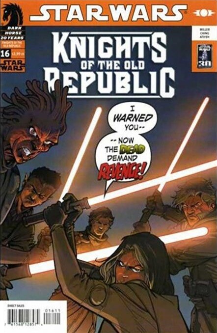 STAR WARS: KNIGHTS OF THE OLD REPUBLIC #16 - Back Issue