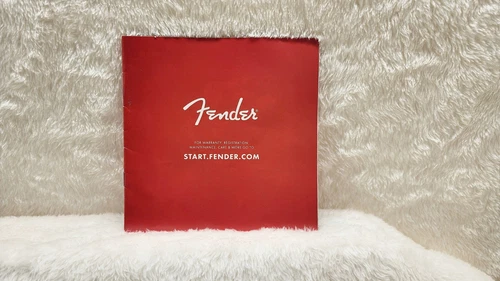 Fender Guitars Vintage Owner's Manual for Guitars and Basses