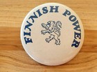 1980's FINNISH Power Pinback Button — photo 2